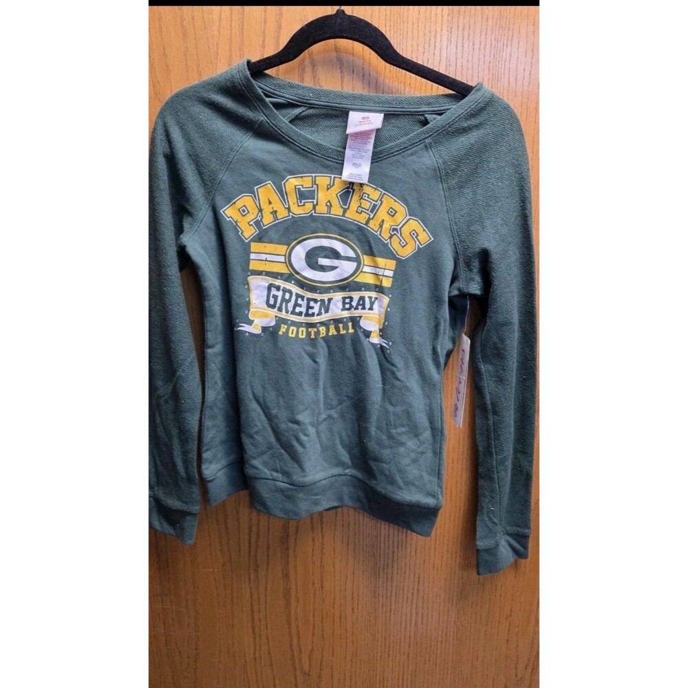 Girl’s Youth NFL Teens Apparel Green Bay Packers Shirt Size S 3/5 =XL 14/16